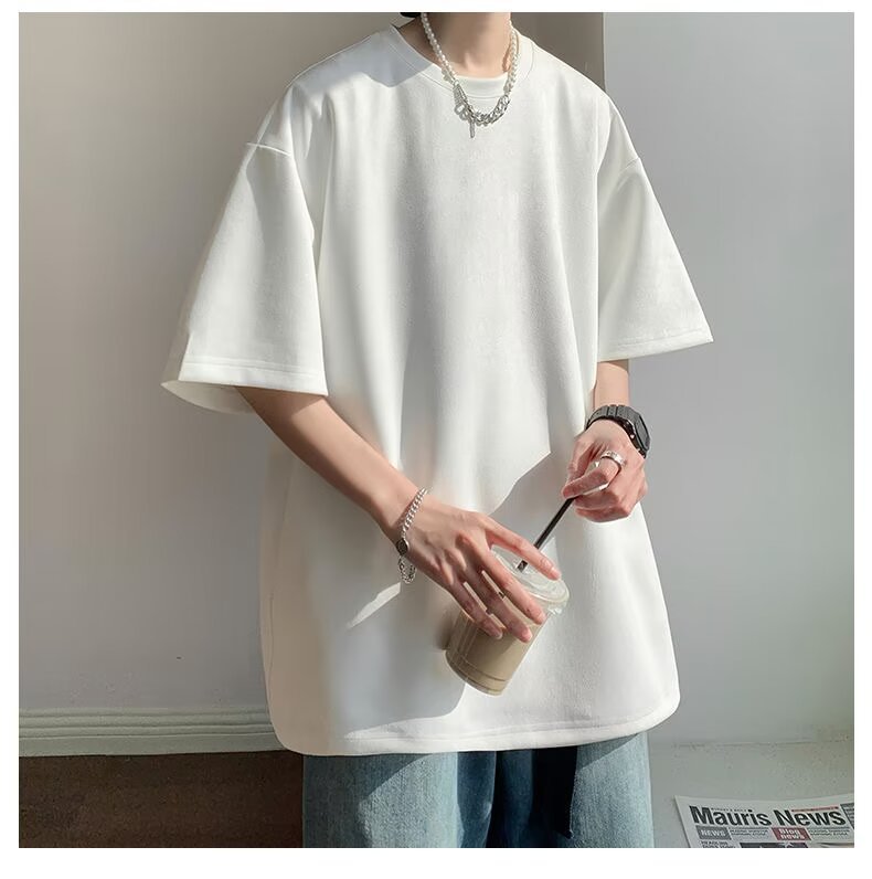 Mens Loose-fitting American-style TopT-shirt - Bverse