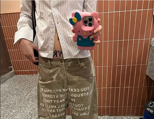 Handsome Casual Loose Fitting Straight Leg Pants Dropshipman