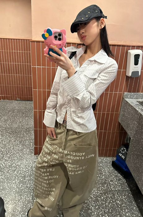 Handsome Casual Loose Fitting Straight Leg Pants Dropshipman