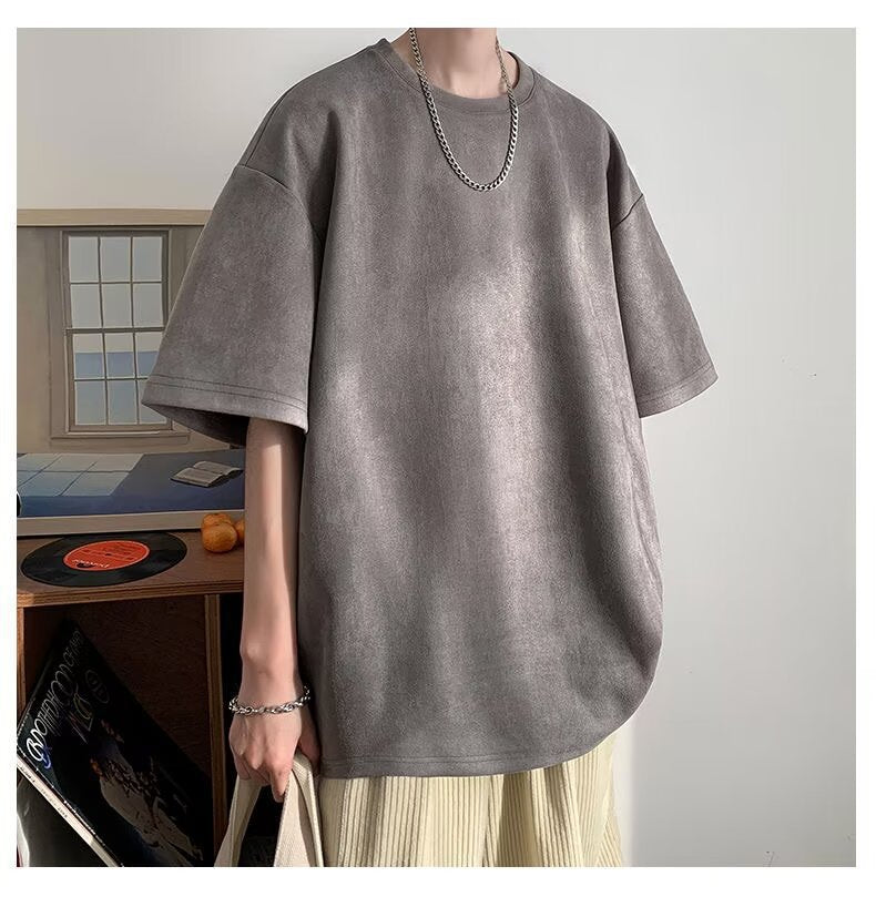 Mens Loose-fitting American-style TopT-shirt - Bverse